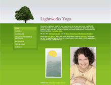 Tablet Screenshot of lightworksyoga.com